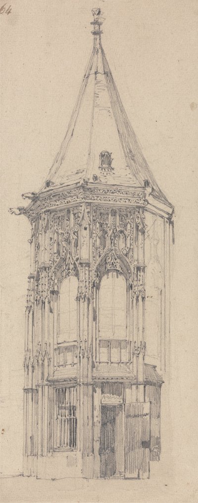 Palais de Justice, Rouen by Richard Parkes Bonington